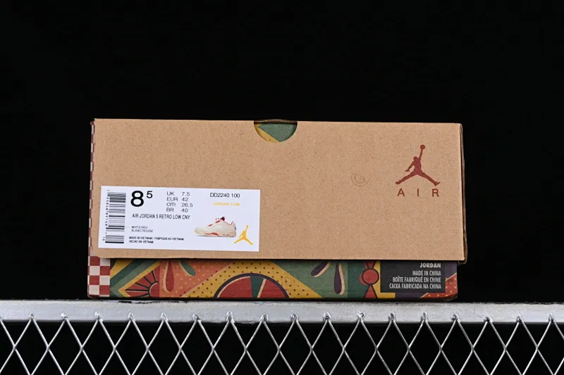 All categories Air Jordan Jordan series basketball shoes Air Jordan 5 Air Jordan 5 Low "Chinese New Year" AJ5 Joe 5 China limited low-top basketball shoes DD2240-100